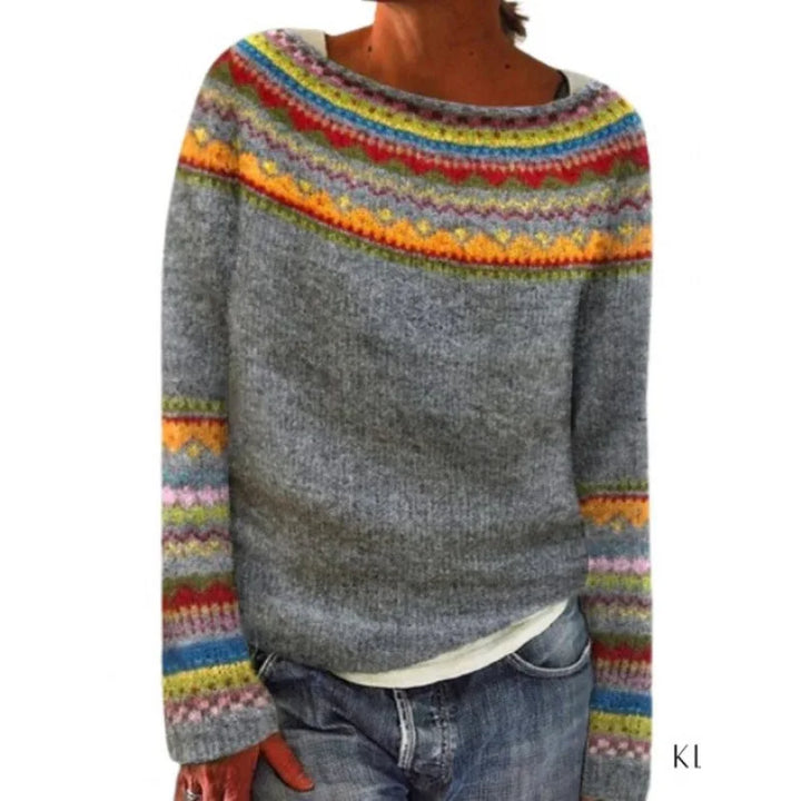 Yasmine | Retro autumn sweater