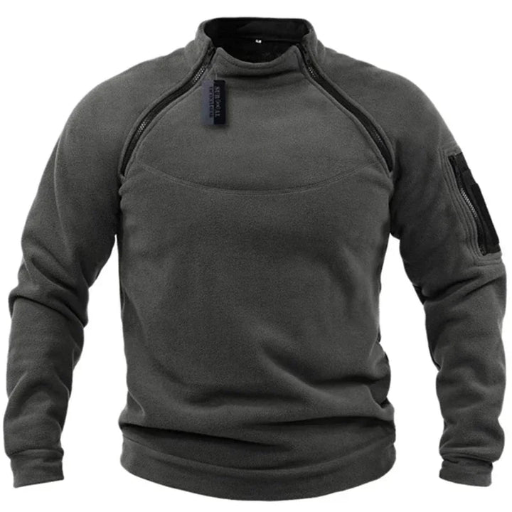 Jomartson - Military Style Fleece Sweater