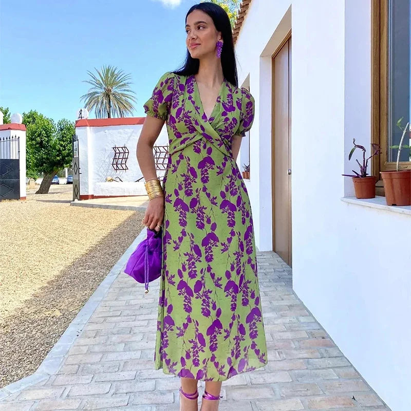 Vivianne | Elegant Floral Dress
