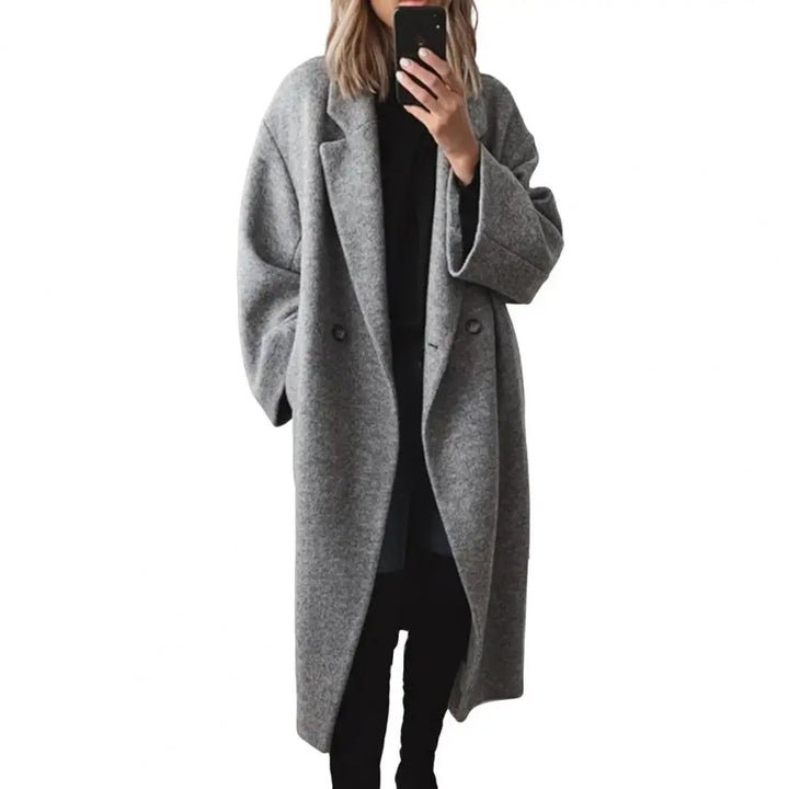 Kylie - Warm long coat for women