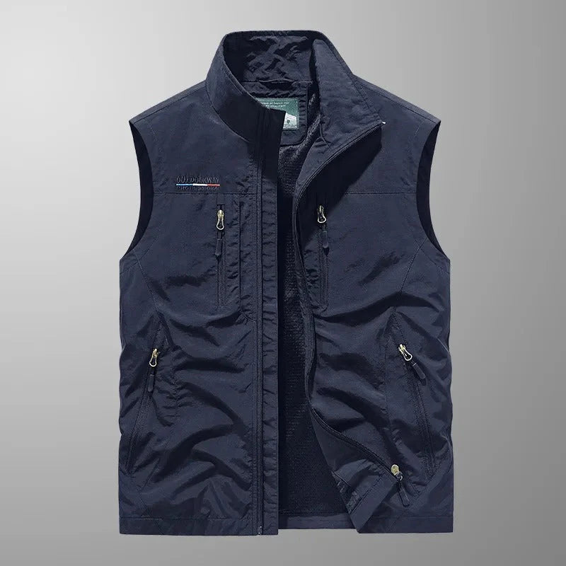 Vincent - Multi-Pocket Breathable Outdoor Cargo Vest